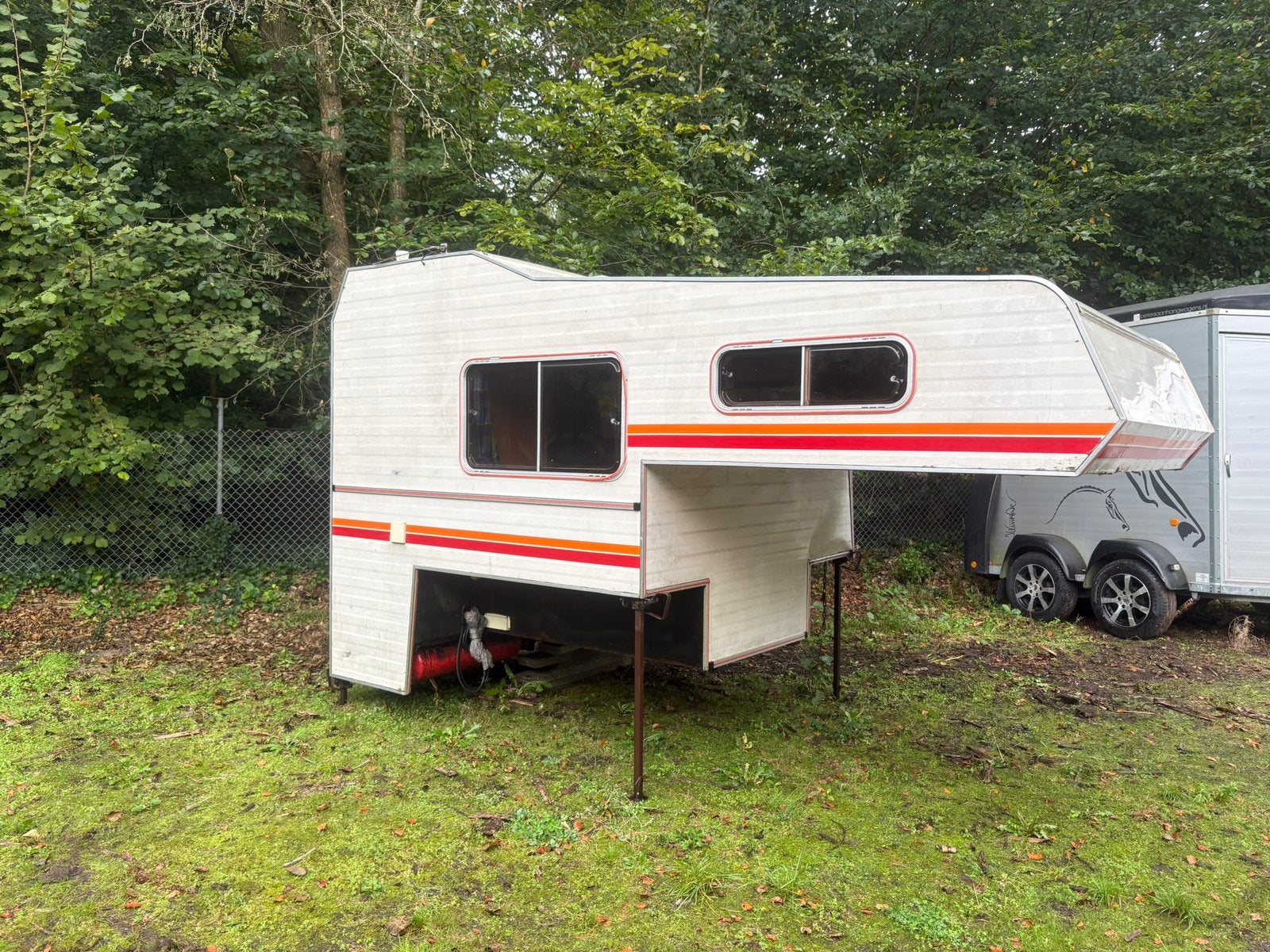 Vintage afzetcamper pickup “Rehamij” ca. 1979/1980, Caravans en Kamperen, Overige merken, Standaardzit, Tot en met 2, Particulier
