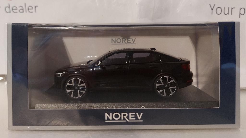 Norev 1:43 Polestar 2 2024 Space zwart nieuw in display, Hobby en Vrije tijd, Modelauto's | 1:43, Ophalen of Verzenden, Nieuw