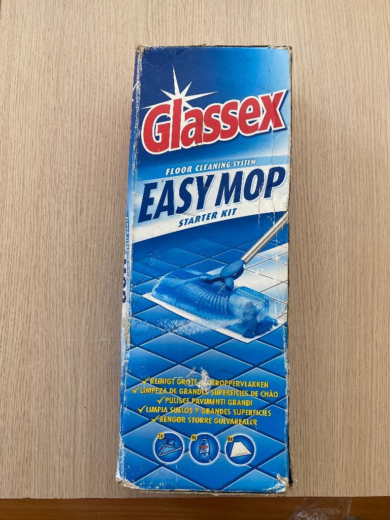 Glassex Floor Cleaning System - Easy Mop Starter Kit, Ophalen of Verzenden, Mop of Dweil
