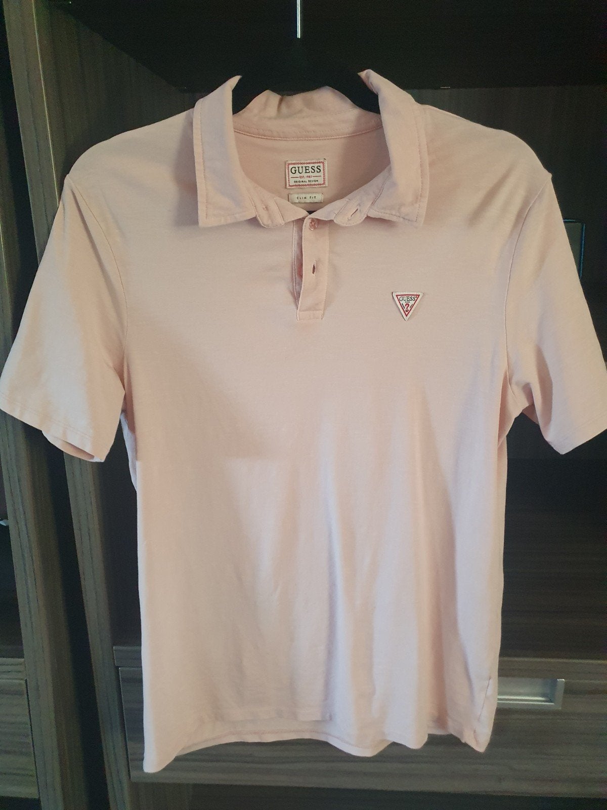 Poloshirt, Ophalen of Verzenden, Zo goed als nieuw, Roze, Guess
