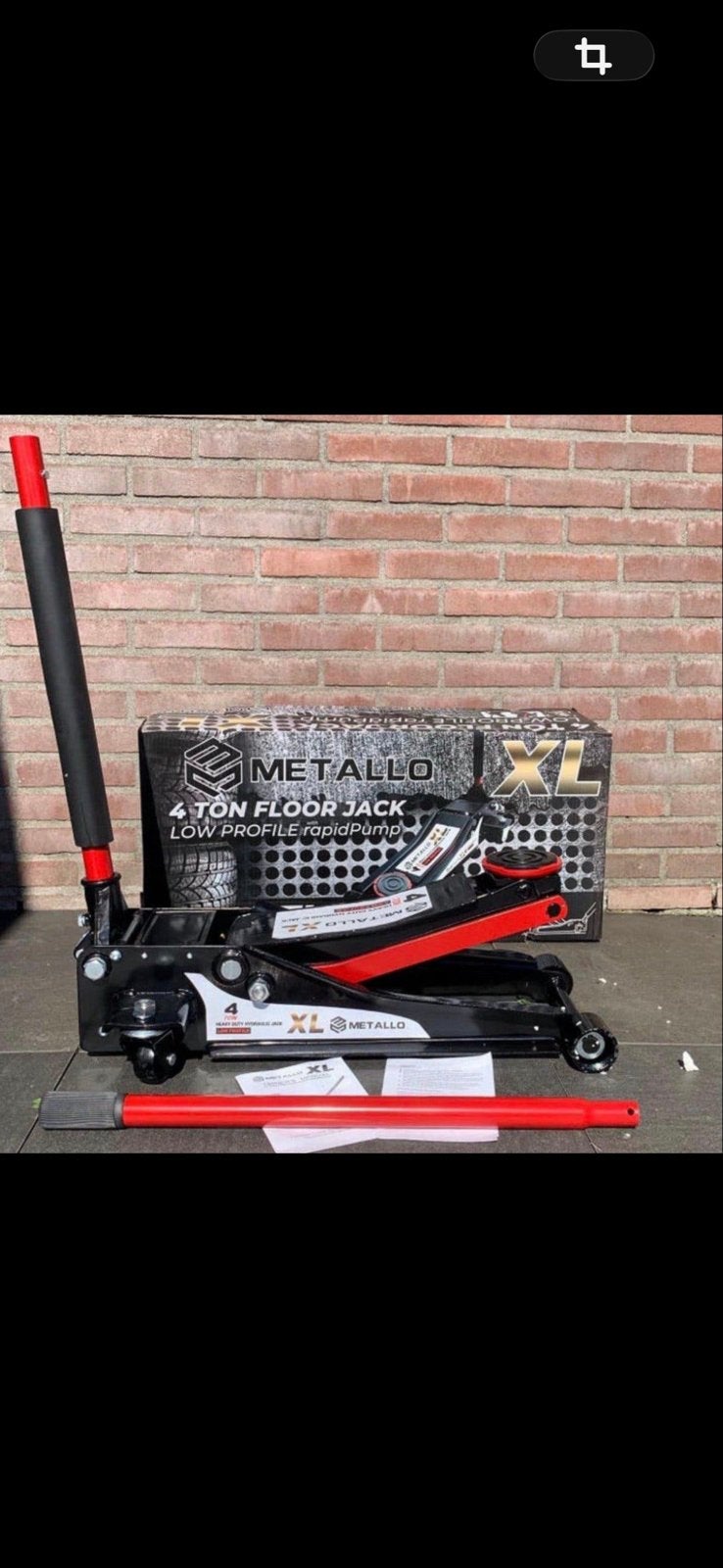 Autokrik 4 ton nieuw, Auto diversen, Krikken, Ophalen, Nieuw, Hydraulisch, Garagekrik