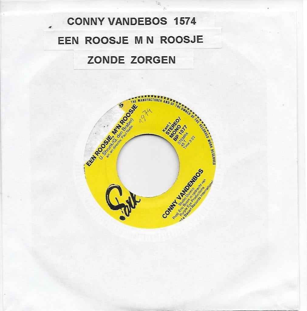 Conny Vandenbos, Cd's en Dvd's, Ophalen of Verzenden, Gebruikt, Overige formaten, Levenslied of Smartlap