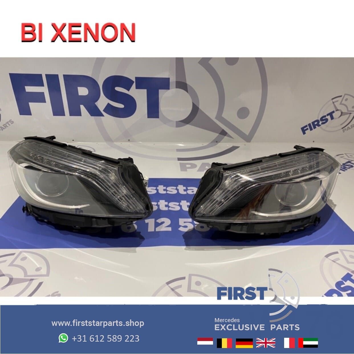 W176 BI XENON LED KOPLAMPEN SET A KLASSE 2012-2016 BIXENON, Auto-onderdelen, Gebruikt, -, Ophalen of Verzenden, -