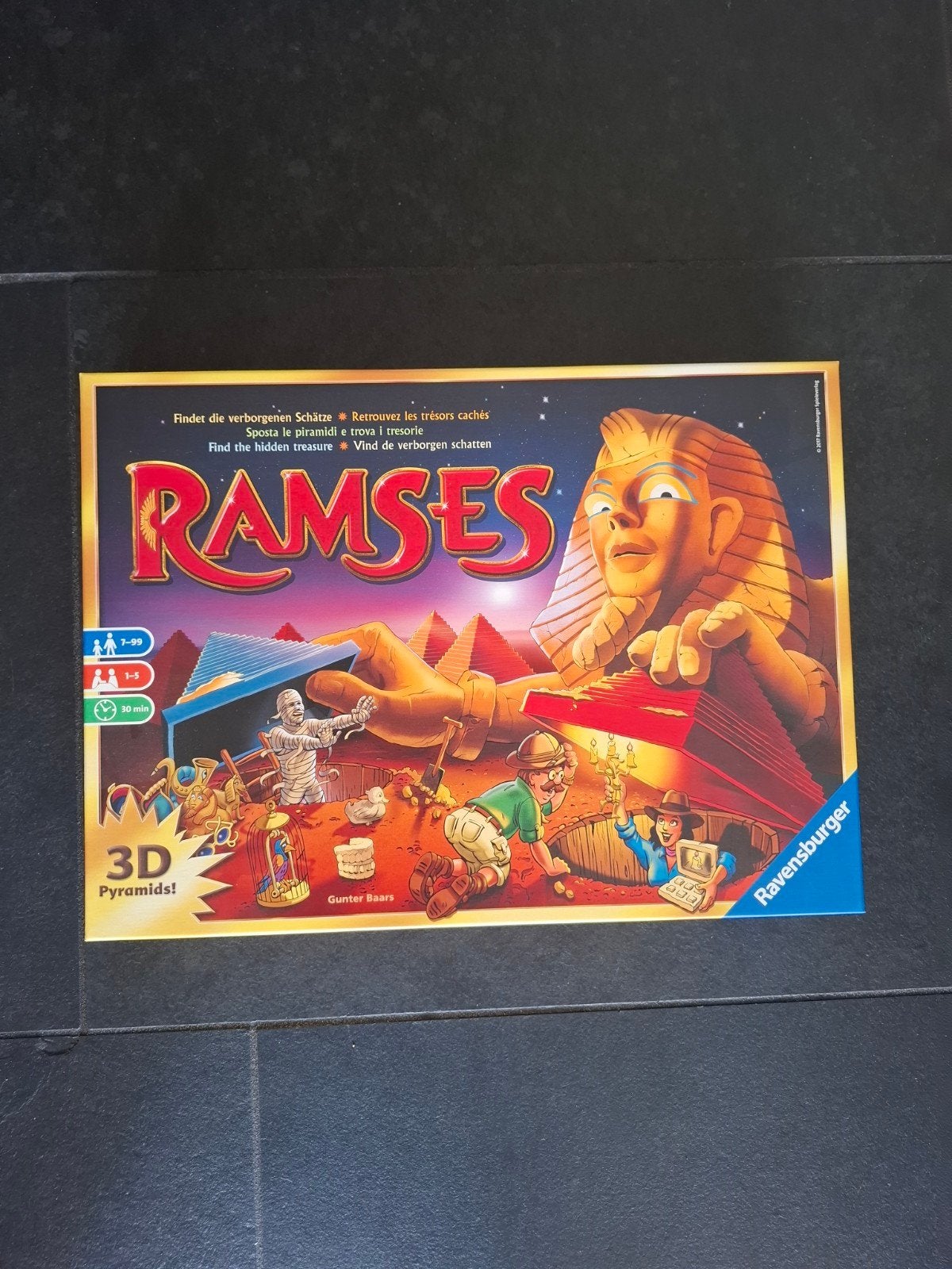 Ramses bordspel - Vind de verborgen schatten, Hobby en Vrije tijd, Gezelschapsspellen | Bordspellen, Vijf spelers of meer, Ophalen