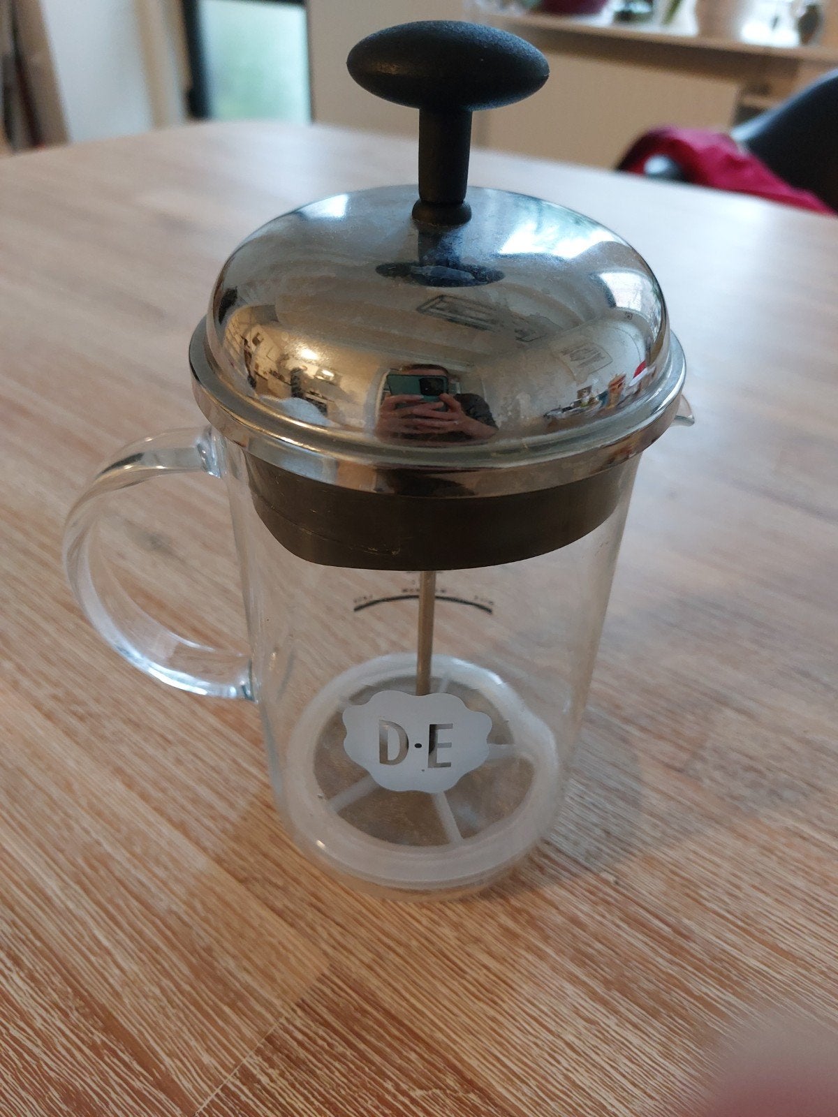 Douwe Egberts / BODUM melkopschuimer glas, Ophalen, Zo goed als nieuw