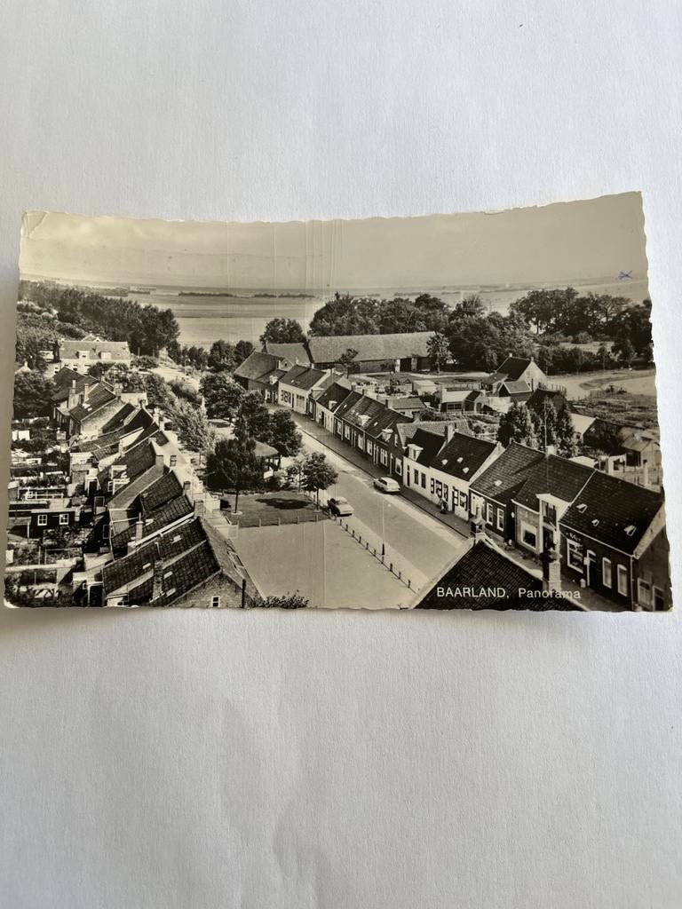 Oude Ansichtkaart Baarland Panorama - Gelopen, Ophalen of Verzenden, 1940 tot 1960, Gelopen, Zeeland