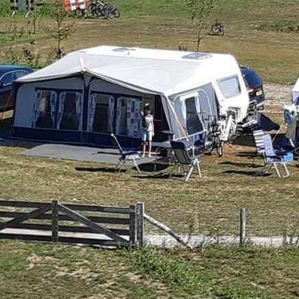 Dethleffs 510 DB met voortent, Frans bed en rondzit, Rondzit, Frans bed, Particulier, Dethleffs