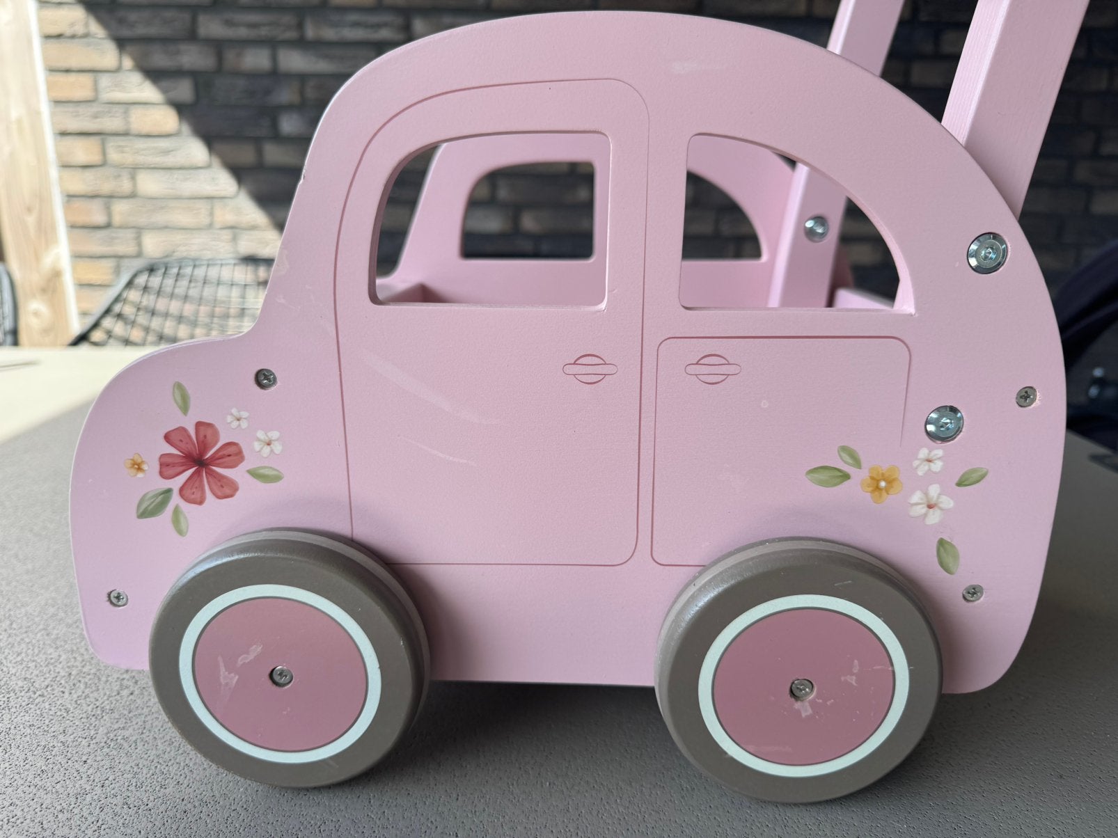Little Dutch loopwagen rose, Ophalen, Zo goed als nieuw, Duw- of Trekspeelgoed