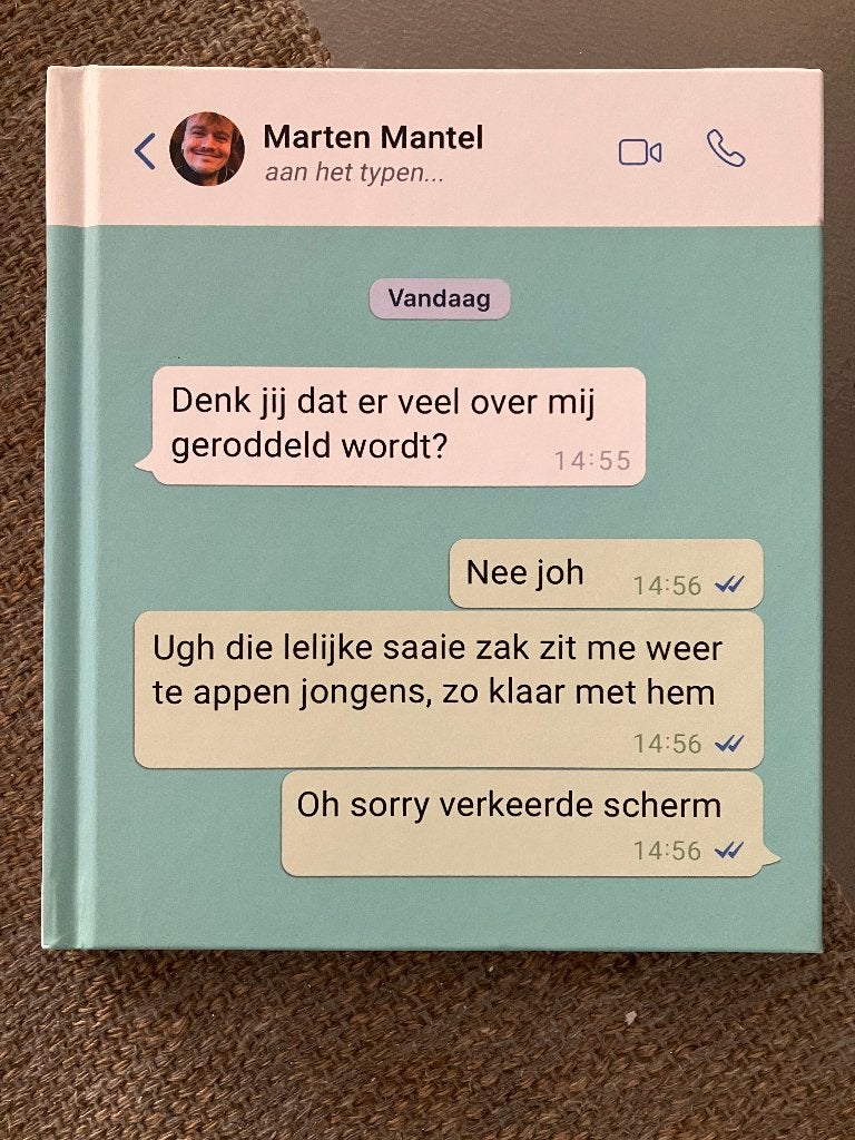 Marten Mantel Aan het typen..., Ophalen of Verzenden, Zo goed als nieuw, Marten Mantel, Verhalen