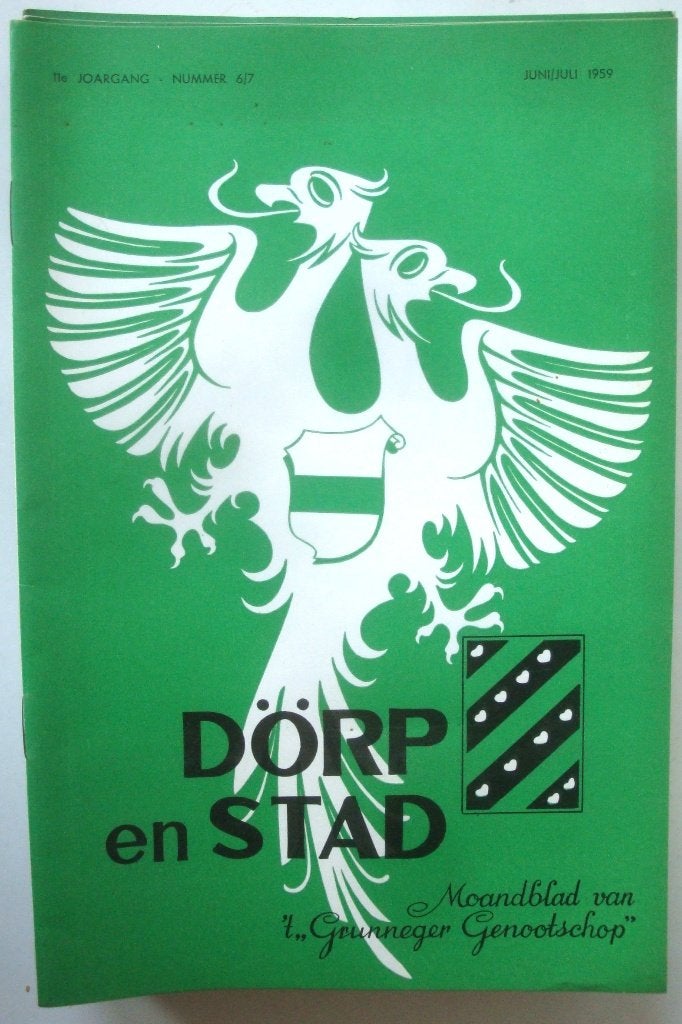 Dörp en Stad -Moandblad van 't "Grunneger Genootschap", Ophalen of Verzenden, 1960 tot 1980, Nederland, Tijdschrift