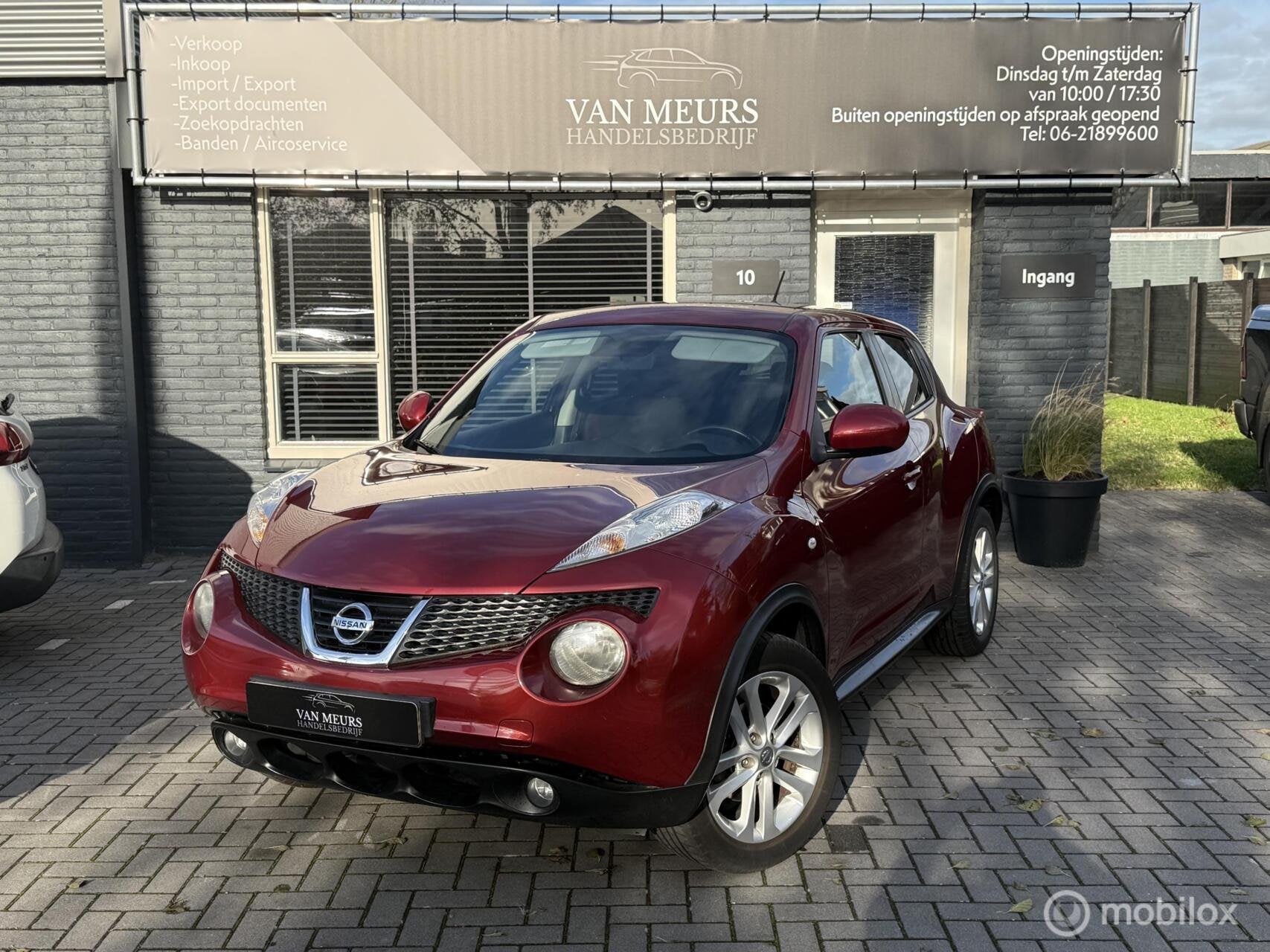 Nissan Juke 1.6 Acenta, Navigatie, Airco, cruise, APK bij af, Auto's, Euro 5, Stof, Zwart, 4 cilinders