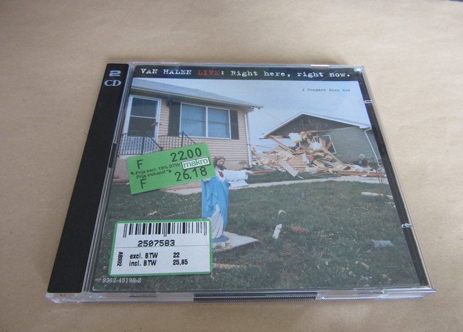 Van Halen live cd : Right here,right now, Verzenden, Zo goed als nieuw, Poprock
