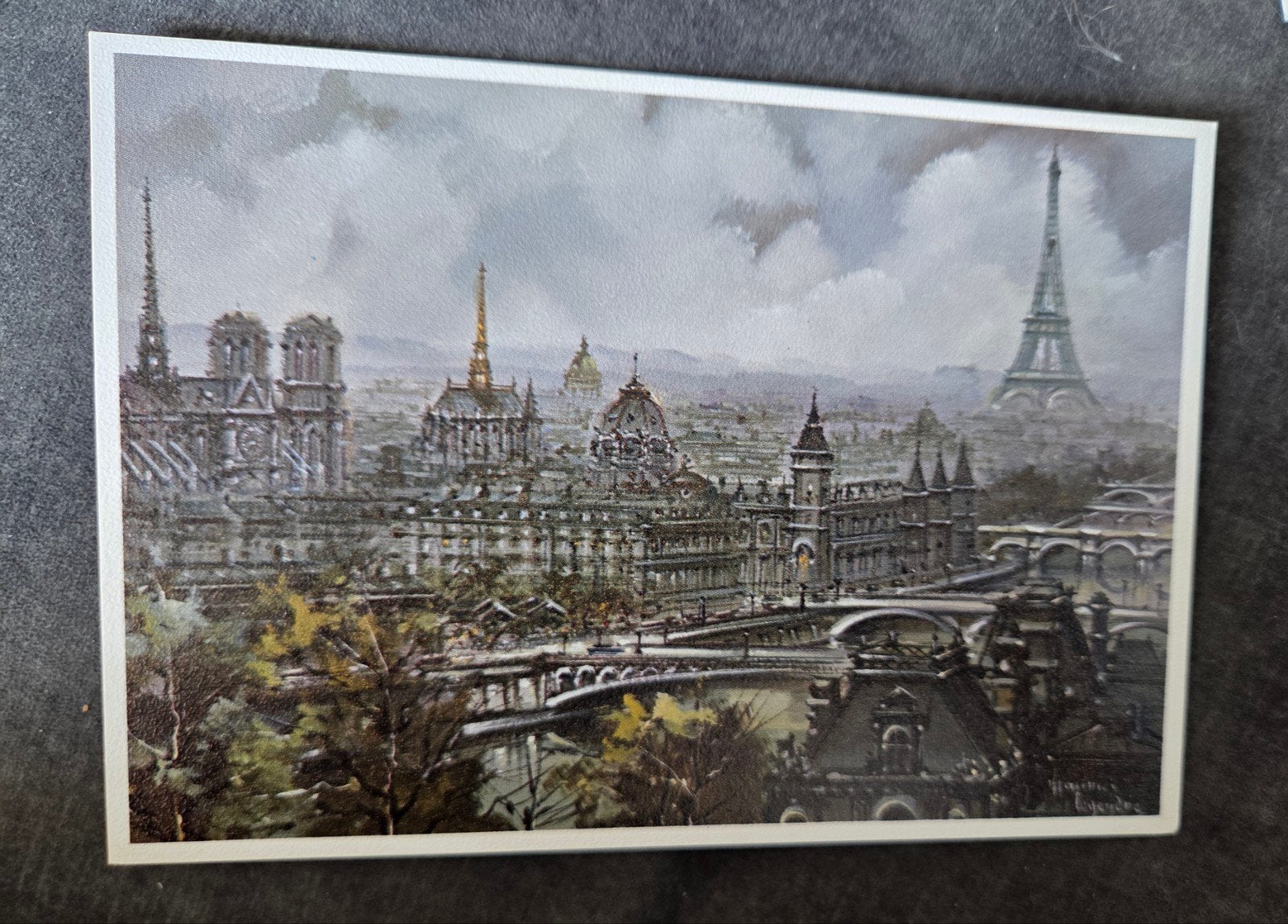 Parijs - Panoramisch Uitzicht - M. Legendre, Verzenden, 1980 tot heden, Ongelopen, Frankrijk