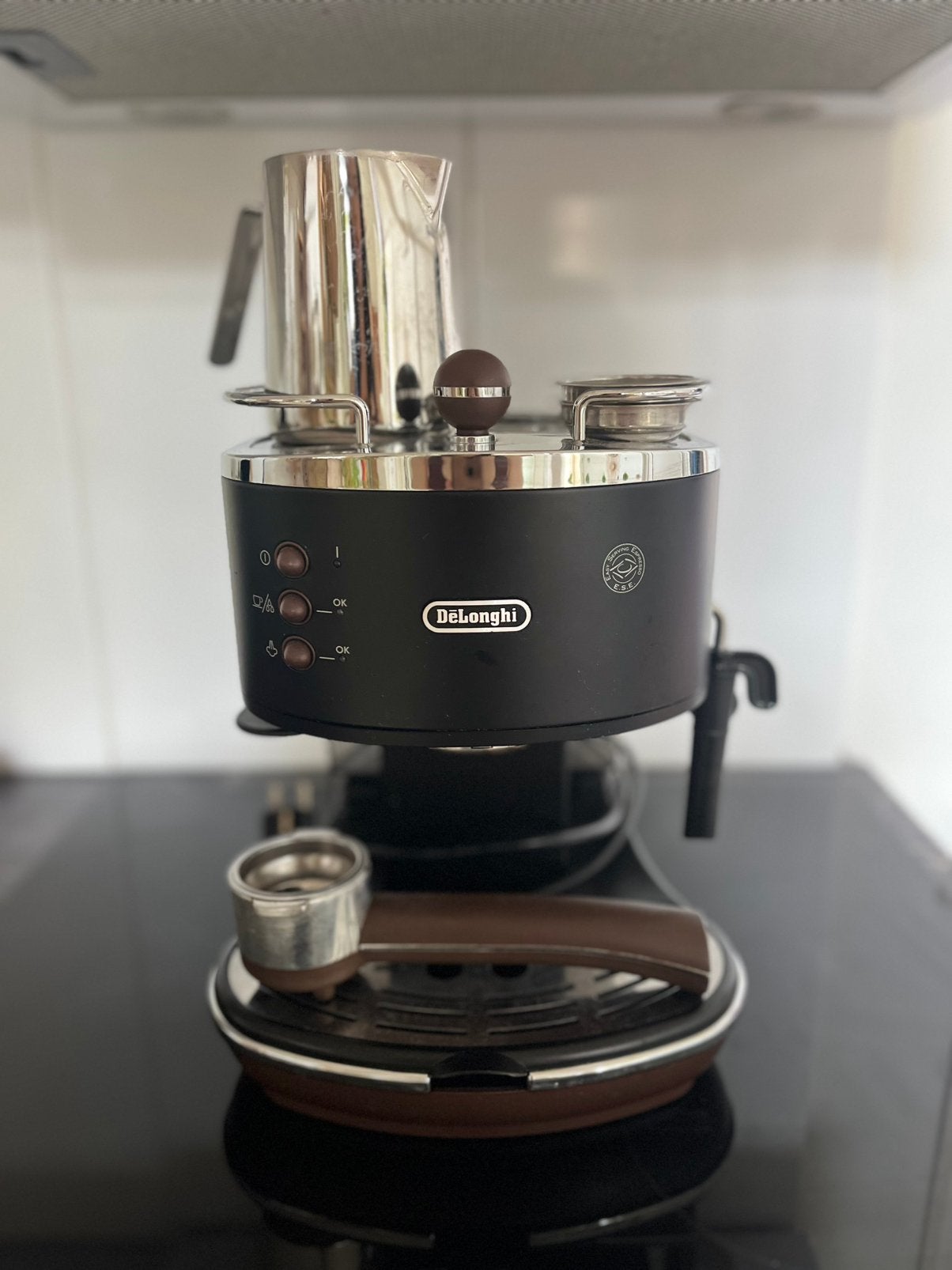 DeLonghi Icona Vintage, Ophalen, Gebruikt, Espresso apparaat, Gemalen koffie