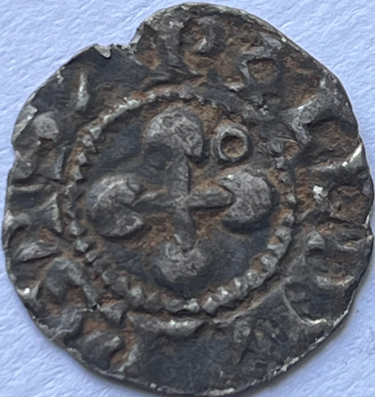 Valence kruisvaarders denier ZJ, Postzegels en Munten, Ophalen of Verzenden, Frankrijk, Losse munt, Zilver
