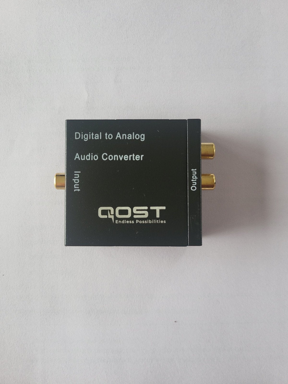 Digitale naar Analoge Audio Converter - QOST, Ophalen of Verzenden, Zo goed als nieuw