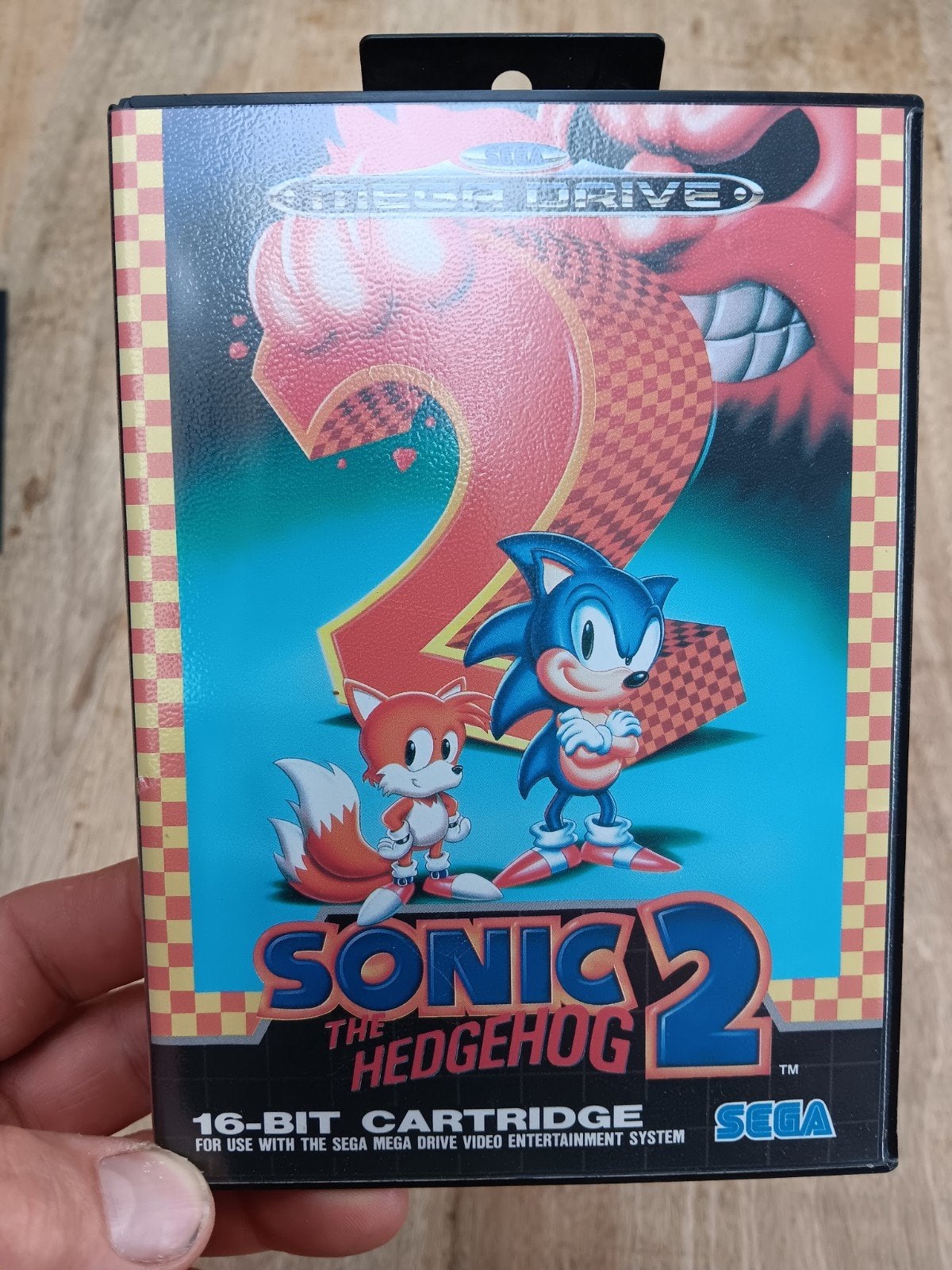 Sega sonic 2 the hedgehog mooie staat, Avontuur en Actie, 1 speler, Ophalen of Verzenden, Zo goed als nieuw