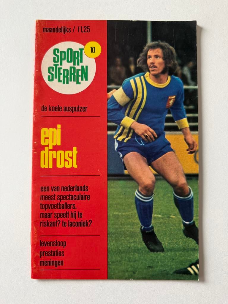 Sportsterren magazine nr 10 Epi Drost FC Twente, Ophalen of Verzenden, Zo goed als nieuw, F.C. Twente, Boek of Tijdschrift