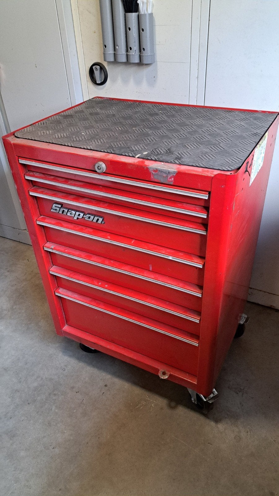 Snap on gereedschapswagen, Ophalen