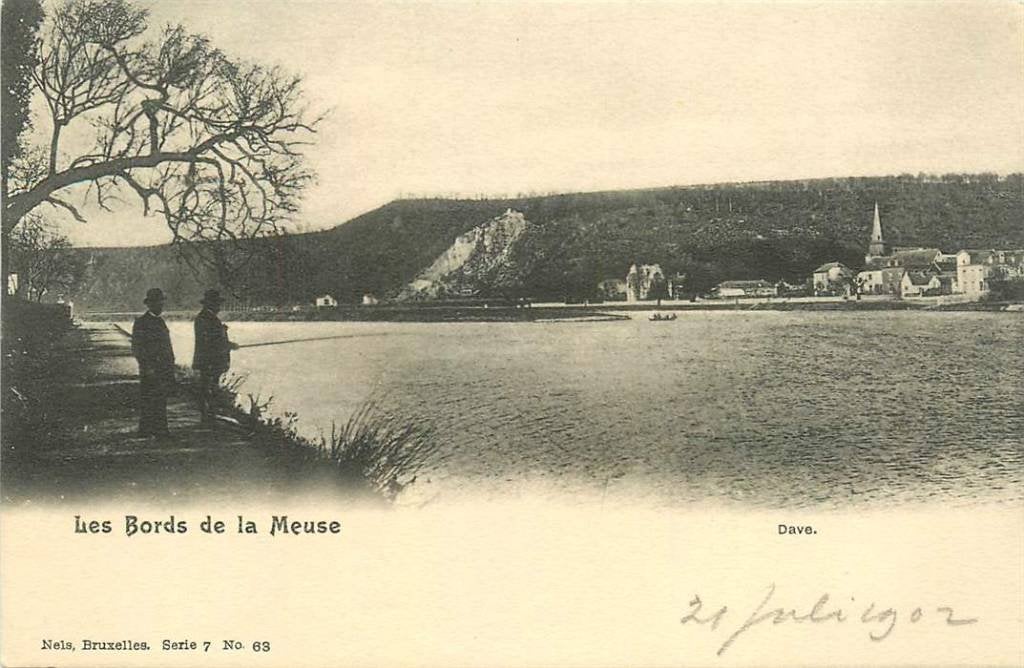 381-127-023 Dave Les Bords de la Meuse, Verzenden, Voor 1920, Overig Europa