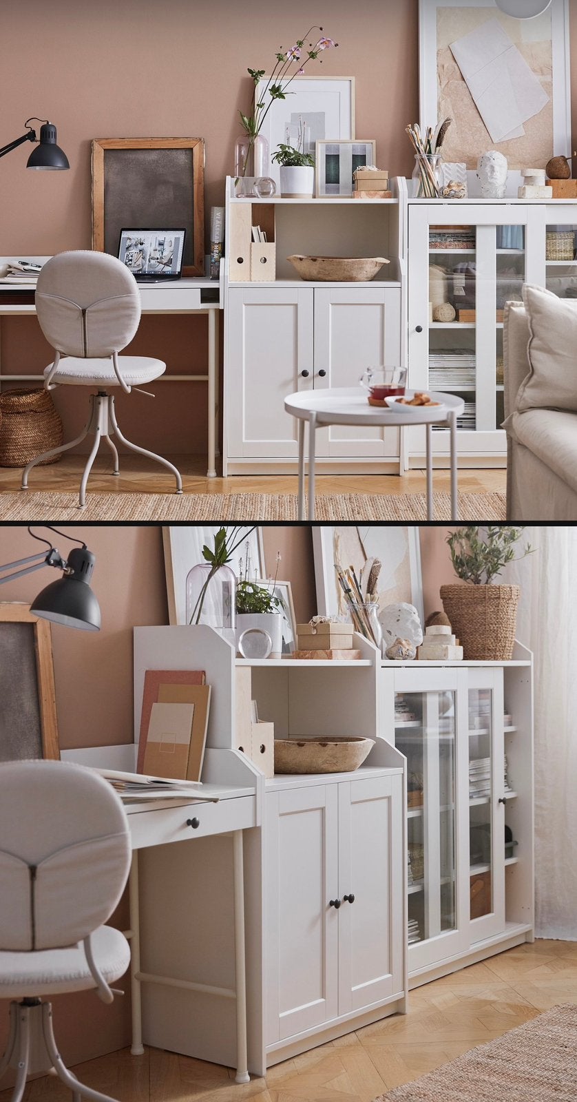 Ikea Hauga Cabniet with 2 doors, White, 70*116 cm, Ophalen of Verzenden, Zo goed als nieuw, Minder dan 150 cm, Minder dan 100 cm