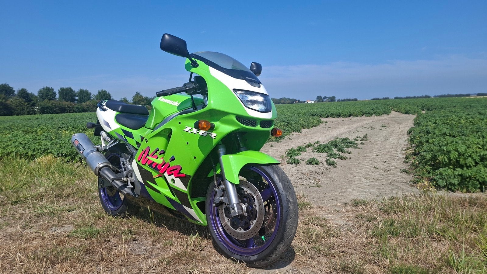 Kawasaki Ninja ZX6R - Klaar om te rijden!, 4 cilinders, Motorrijbewijs A, Meer dan 35 kW, Handgeschakeld