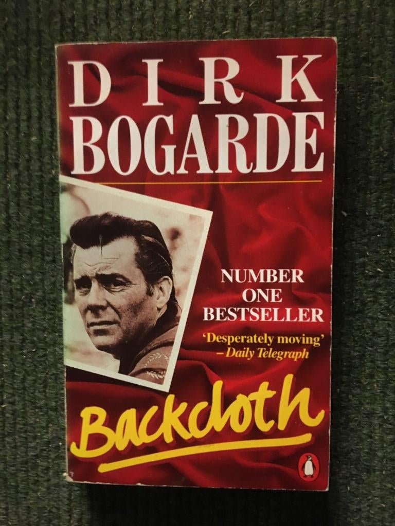 Backcloth (autobiografie) ; door Dirk Bogarde #Engeland, Gelezen, Ophalen of Verzenden, Dirk Bogarde, Film, Tv en Media