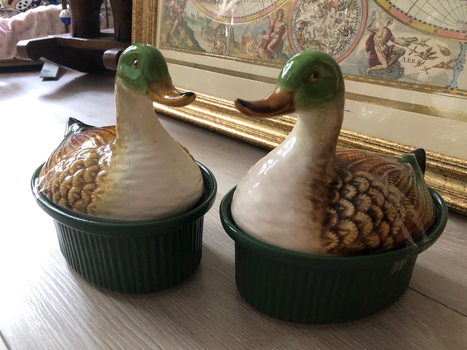Set van 2 keramische eenden schalen - Inspiratie, Antiek en Kunst, Ophalen