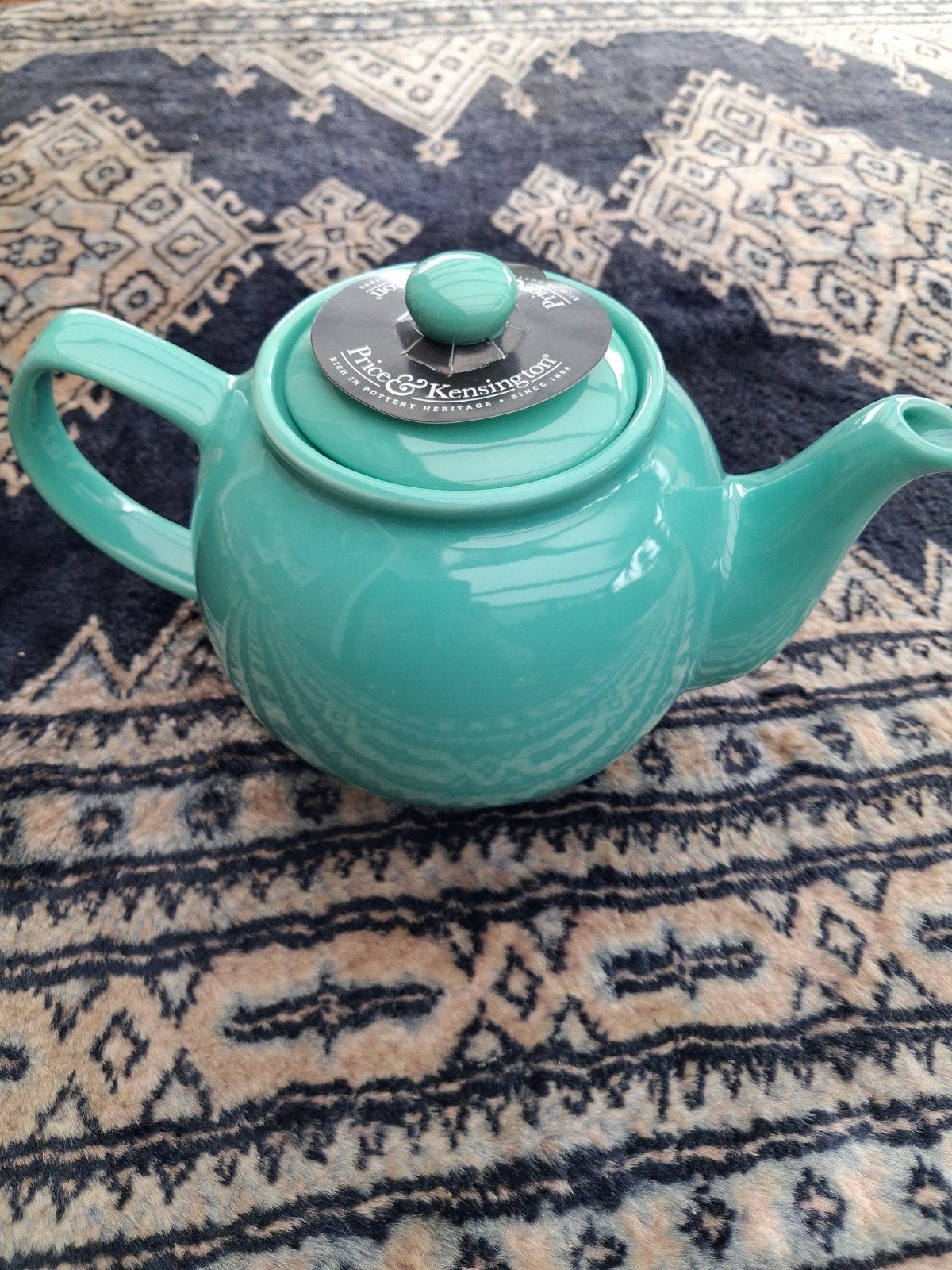 NIEUWE Price & Kensington Theepot - 1100ml, 6 kops, Theepot/fluitketel, Groen, Nieuw, Ophalen of Verzenden