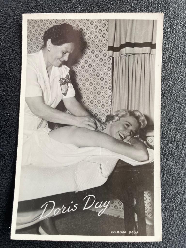 ansichtkaart / kaart van Doris Day., Verzamelen, Verzenden, 1940 tot 1960, Sterren en Beroemdheden