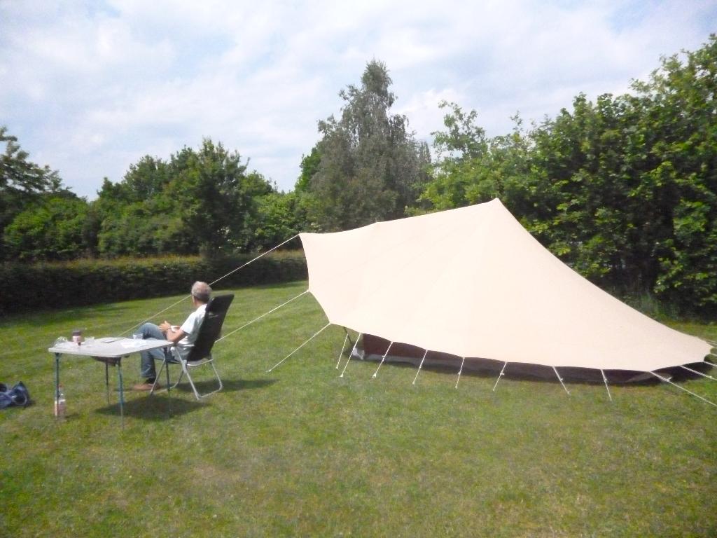 De Waard tent Stormvogel in uitstekende staat, Caravans en Kamperen, Tenten, Ophalen, Gebruikt, Tot en met 4