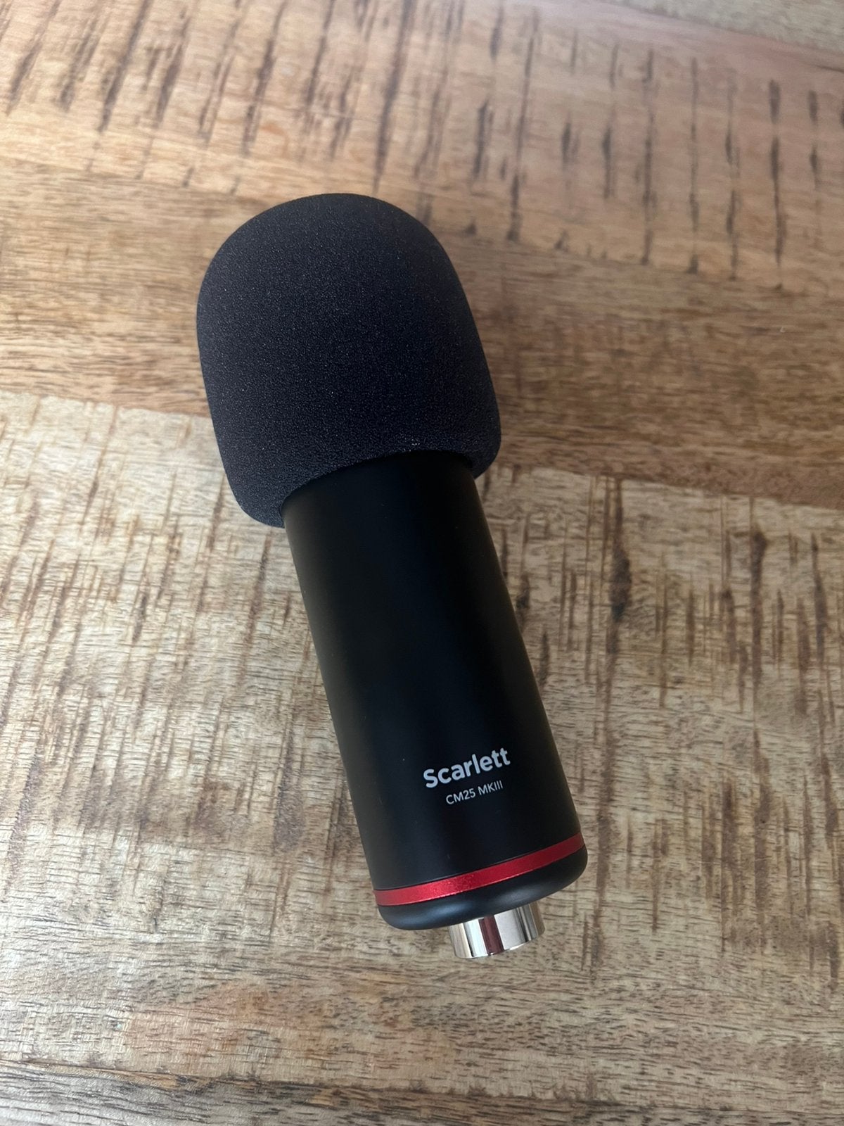 Scarlett microfoon, shockmount en popfilter, Muziek en Instrumenten, Microfoons, Ophalen, Zo goed als nieuw, Studiomicrofoon