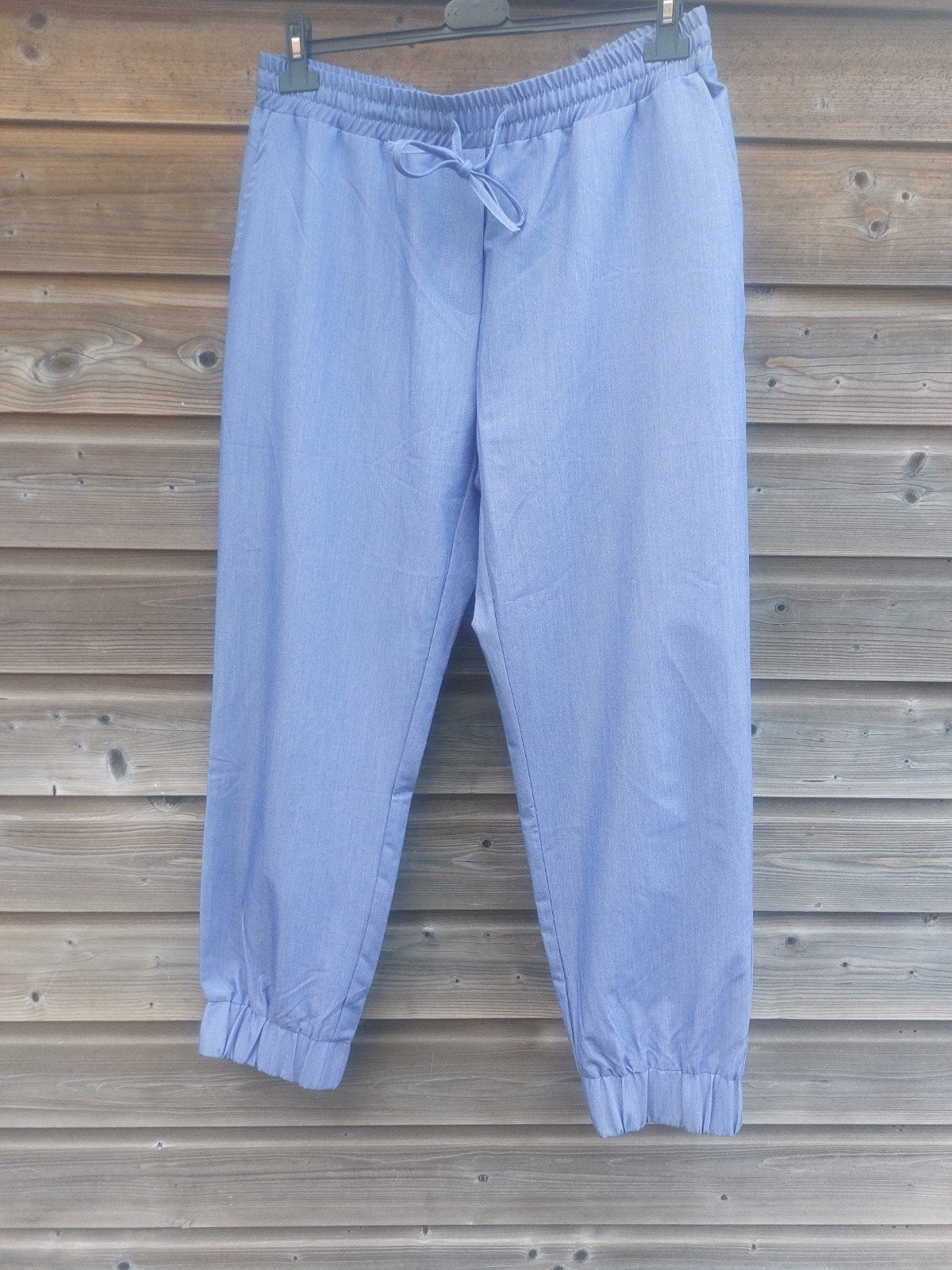 Blauwe broek met elastiek Norah maat 42, Ophalen of Verzenden