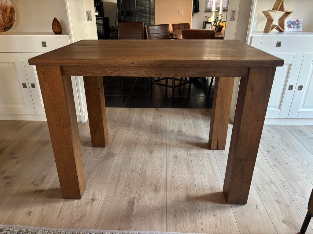 Hoge tafel, Huis en Inrichting, Tafels | Eettafels, Ophalen, 100 tot 150 cm, 50 tot 100 cm, Zo goed als nieuw