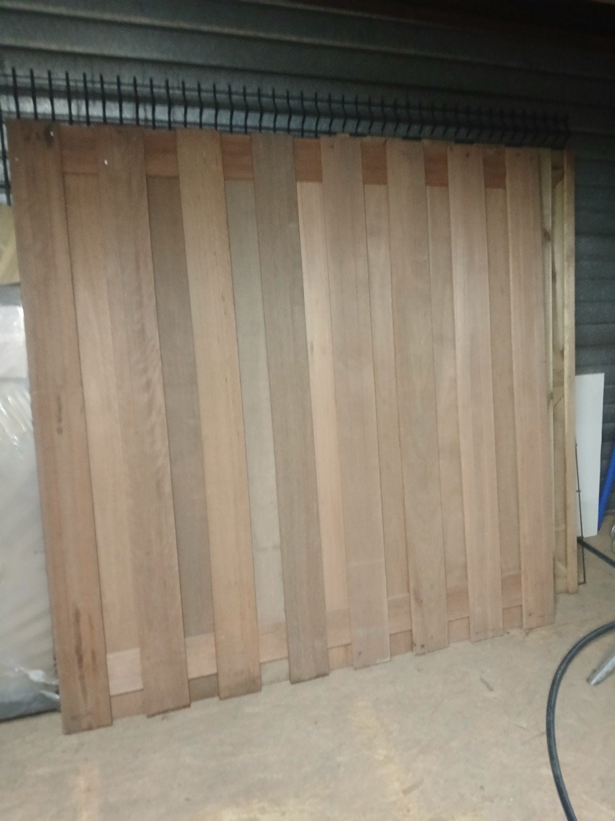 Schutting hardhout, Ophalen, 1 tot 2 meter, Minder dan 3 meter, Nieuw