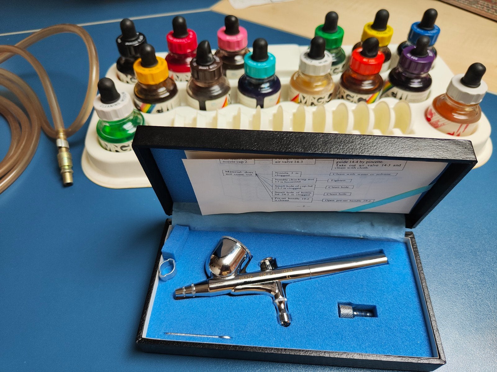 Airbrush spuit met verf, Ophalen, Nieuw