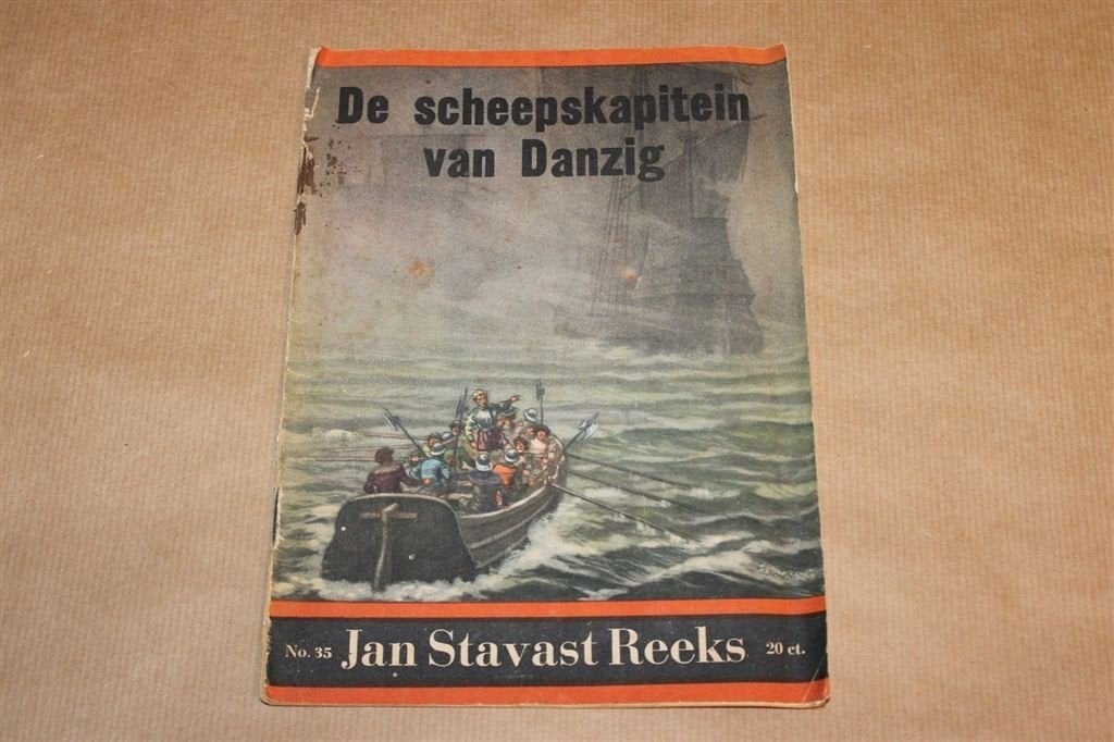 De Scheepskapitein van Danzig — Jan Stavast Reeks 1944, Ophalen of Verzenden, Gelezen