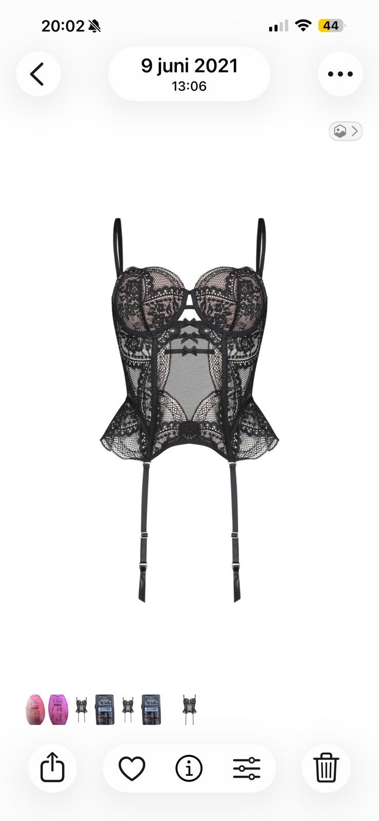 Hunkemöller voorgevormde lingerieset Oceana Bustier, Kleding | Dames, Ondergoed en Lingerie, Ophalen of Verzenden, Zwart, BH