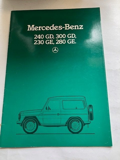 Mercedes-Benz G-Klasse Brochure    1984    (NL), Gelezen, Mercedes-Benz, Mercedes, Ophalen of Verzenden