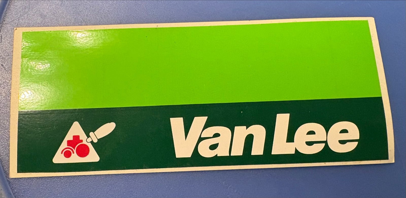 Vintage Van Lee Sticker, Verzamelen, Ophalen of Verzenden, Gebruikt