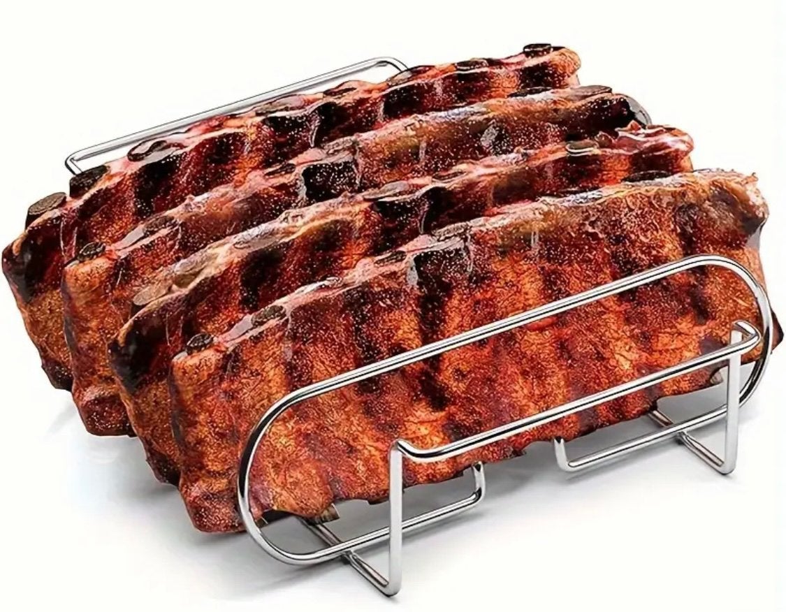 NIEUW Rib Rack / Spareribs Rek voor op de bbq, Ophalen of Verzenden, Nieuw