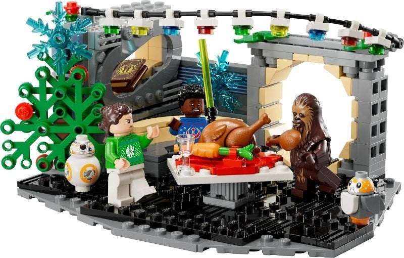 40658 Millennium Falcon Holiday Diorama, Compleet, Star Wars, Lego, Ophalen of Verzenden