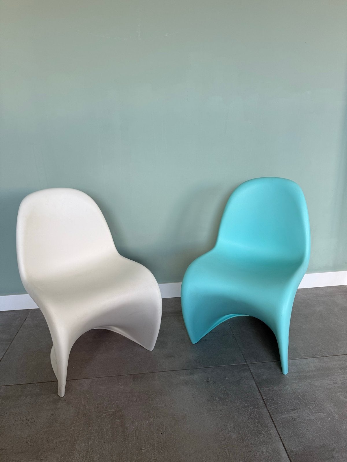 Vitra Panton Junior stoelen (set van 2), Huis en Inrichting, Ophalen, Kunststof, Twee, Overige kleuren