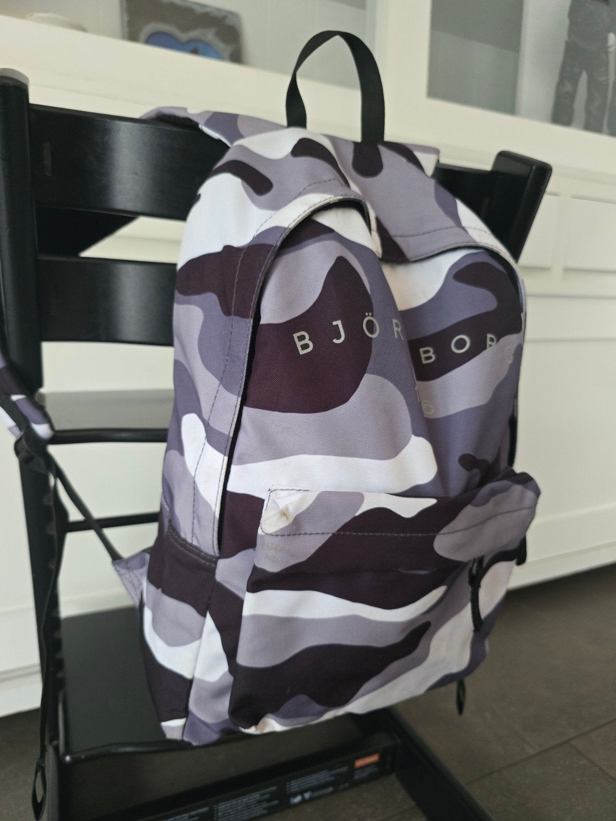 Björn Borg Camouflage kinder rugzak, Overige merken, Gebruikt, 25 tot 40 cm, Ophalen of Verzenden