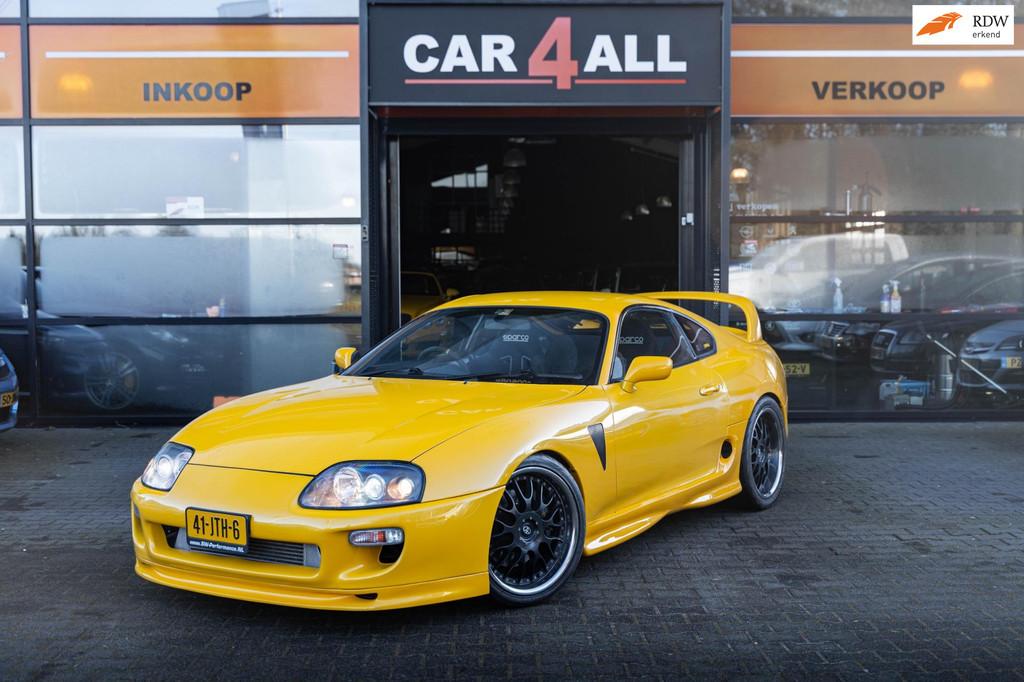 Toyota SUPRA 3.0i Single Turbo /935PK/GARRET/APK 8-7-2027/MK, Auto's, Toyota, Gebruikt, Zwart, Overige kleuren, Supra