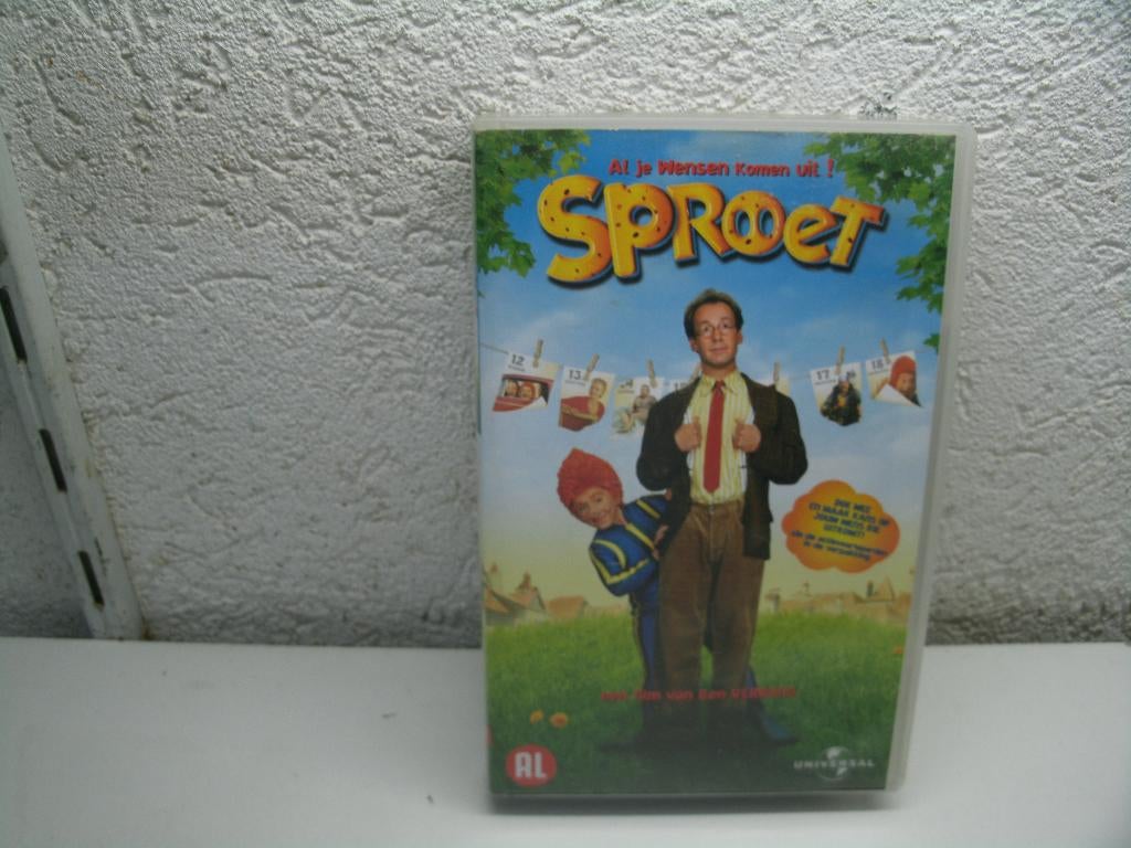 vhs 76a sproet al je wensen komen uit, Alle leeftijden, Ophalen of Verzenden, Zo goed als nieuw