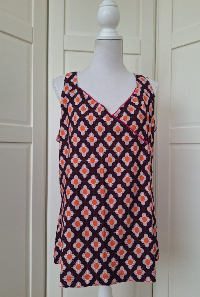 Tante Betsy nieuwe paarse mouwloze print top, maat XXL, Kleding | Dames, Tante Betsy, Paars, Maat 46/48 (XL) of groter, Nieuw