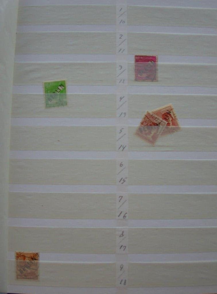 Dik Leuchtturm stockboek Berlijn  postfris en gebruikt, Ophalen of Verzenden, Buitenland