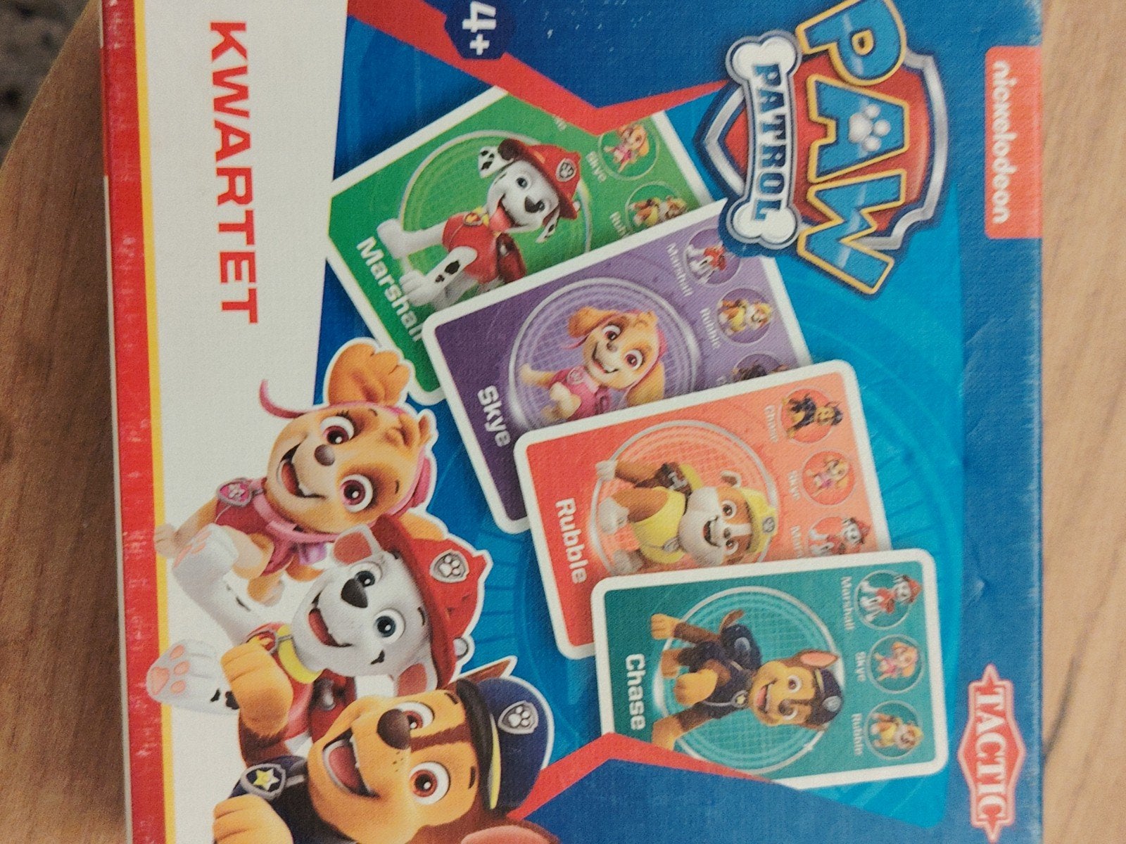 Paw Patrol Kwintet Kaartspel - Tactic Nickelodeon, Drie of vier spelers, Ophalen of Verzenden, Gebruikt, Tactic