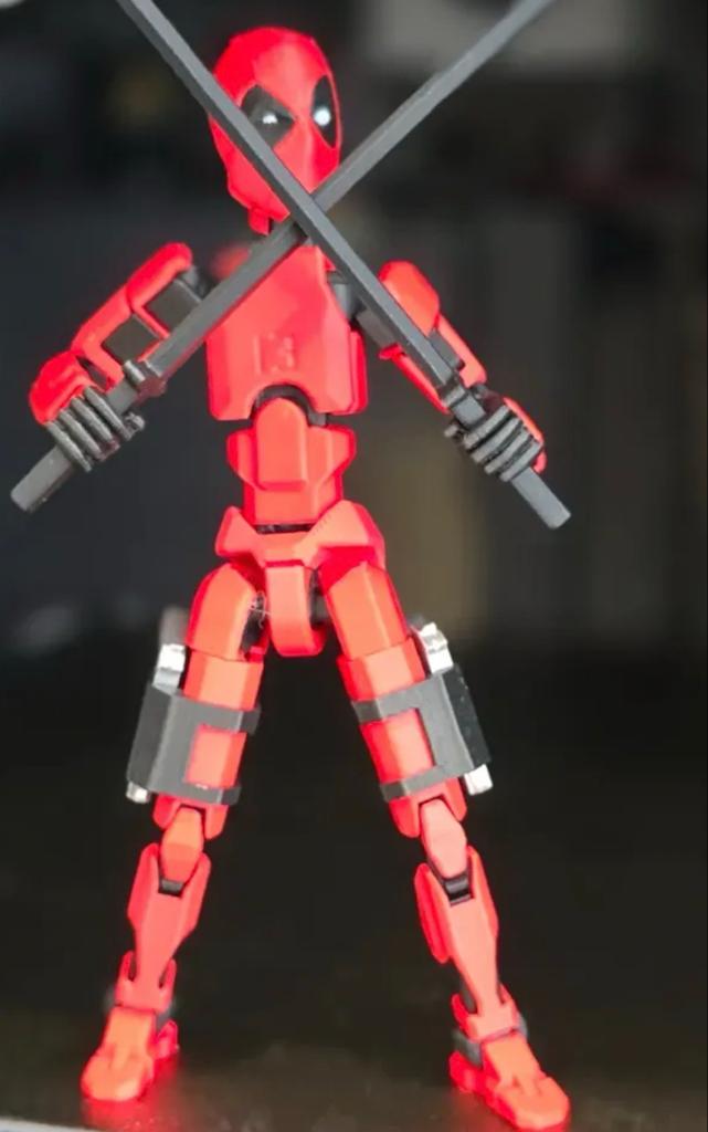 Deadpool Actiefiguur - Gearticuleerd en Gedetailleerd, Ophalen of Verzenden, Zo goed als nieuw